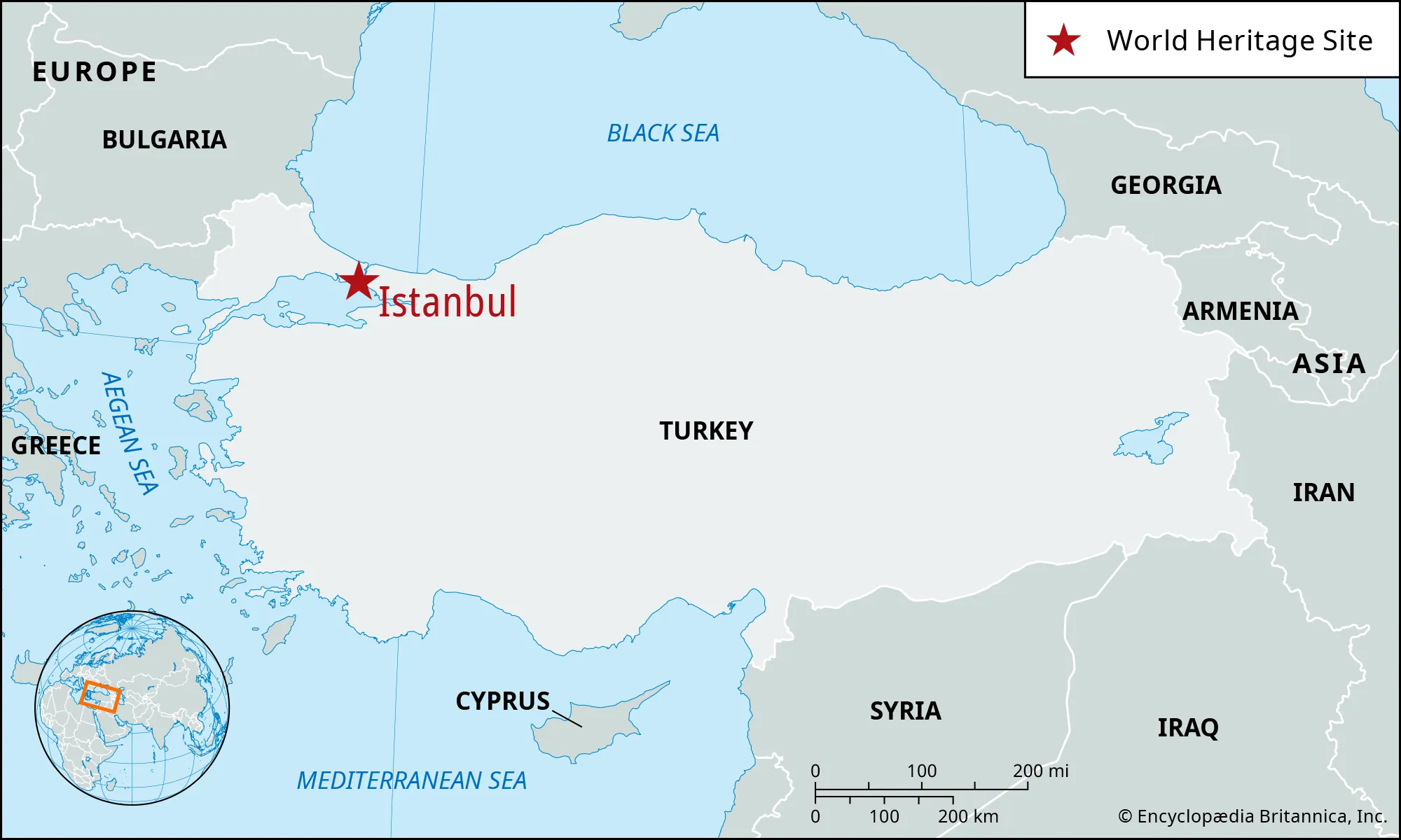 Istanbul map for medical tourism and hair transplant travel